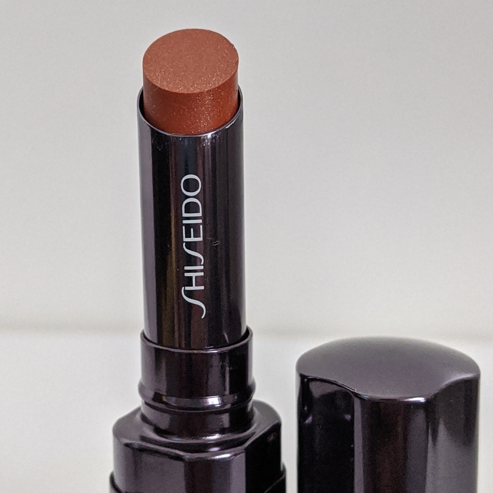 🆕 Shiseido BR317 Butterscotch Shimmering Rouge Lipstick - Picture 3 of 9